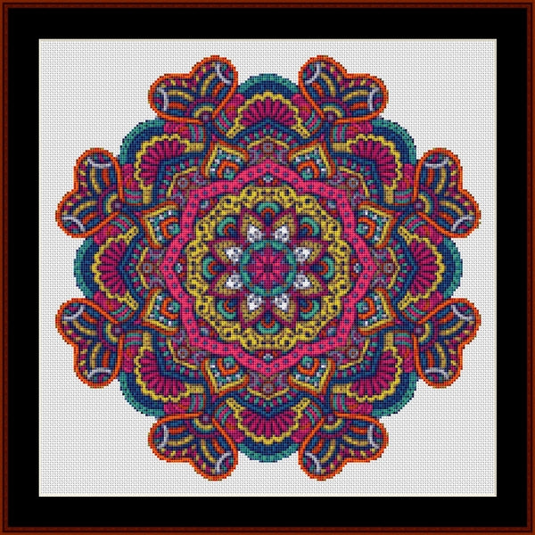 Counted Cross Stitch Pattern: Mandala 81 - Cross Stitch Collectibles