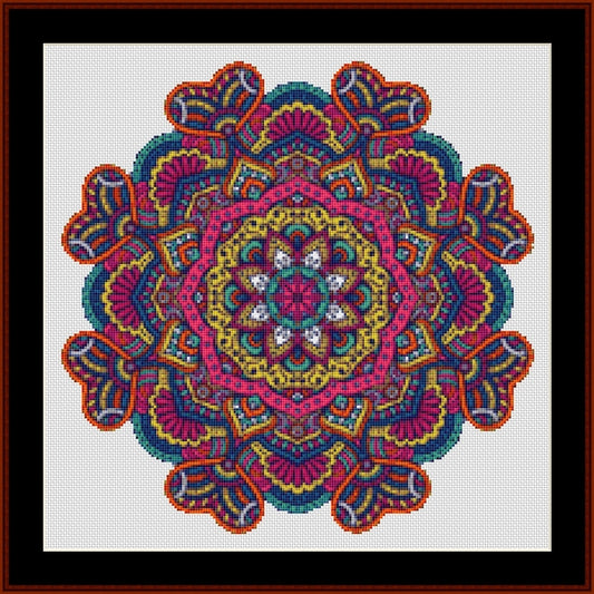 Counted Cross Stitch Pattern: Mandala 81 - Cross Stitch Collectibles