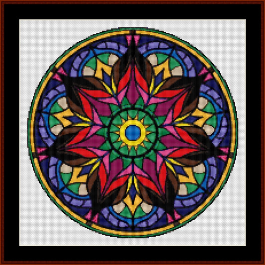 Counted Cross Stitch Pattern: Mandala 82 - Cross Stitch Collectibles