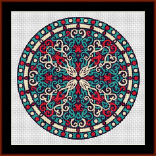 Counted Cross Stitch Pattern: Mandala 83 - Cross Stitch Collectibles