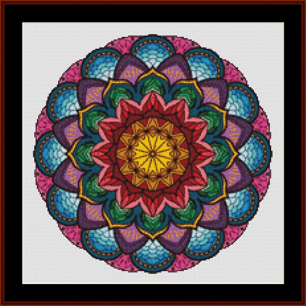 Counted Cross Stitch Pattern: Mandala 84 - Cross Stitch Collectibles