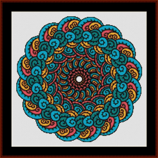 Counted Cross Stitch Pattern: Mandala 87 - Cross Stitch Collectibles