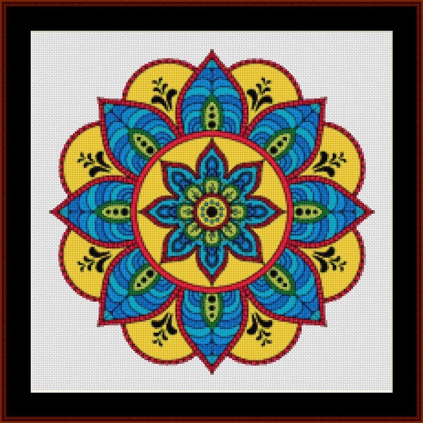 Counted Cross Stitch Pattern: Mandala 88 - Cross Stitch Collectibles