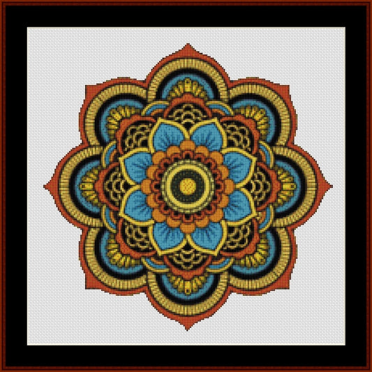 Counted Cross Stitch Pattern: Mandala 89 - Cross Stitch Collectibles