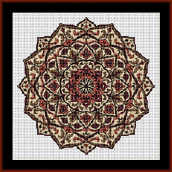 Counted Cross Stitch Pattern: Mandala 90 - Cross Stitch Collectibles