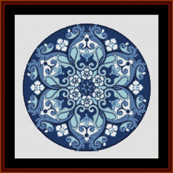 Counted Cross Stitch Pattern: Mandala 91 - Cross Stitch Collectibles