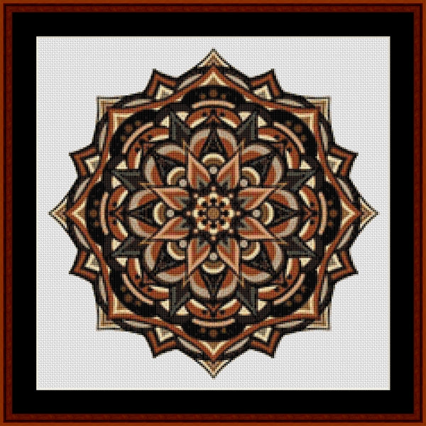 Counted Cross Stitch Pattern: Mandala 94 - Cross Stitch Collectibles