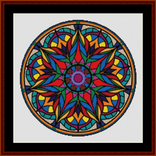 Counted Cross Stitch Pattern: Mandala 96 - Cross Stitch Collectibles