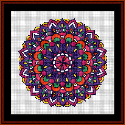 Counted Cross Stitch Pattern: Mandala 97 - Cross Stitch Collectibles