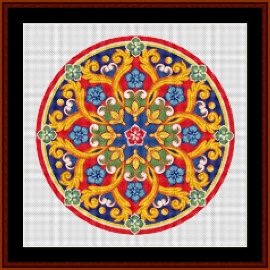 Counted Cross Stitch Pattern: Mandala 98 - Cross Stitch Collectibles