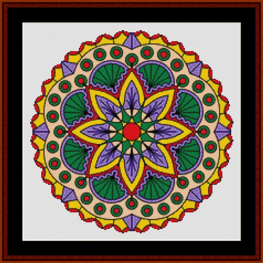 Counted Cross Stitch Pattern: Mandala 99 - Cross Stitch Collectibles