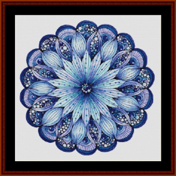 Counted Cross Stitch Pattern: Mandala 9 (Small) - Cross Stitch Collectibles