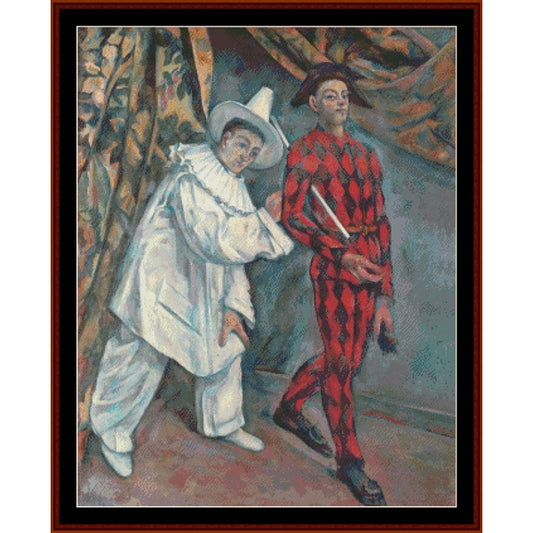Counted Cross Stitch Pattern: Mardi Gras by Paul Cezanne - Cross Stitch Collectibles