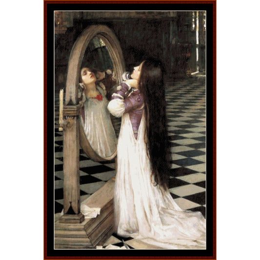Counted Cross Stitch Pattern: Marianna in the South by J.W. Waterhouse - Cross Stitch Collectibles