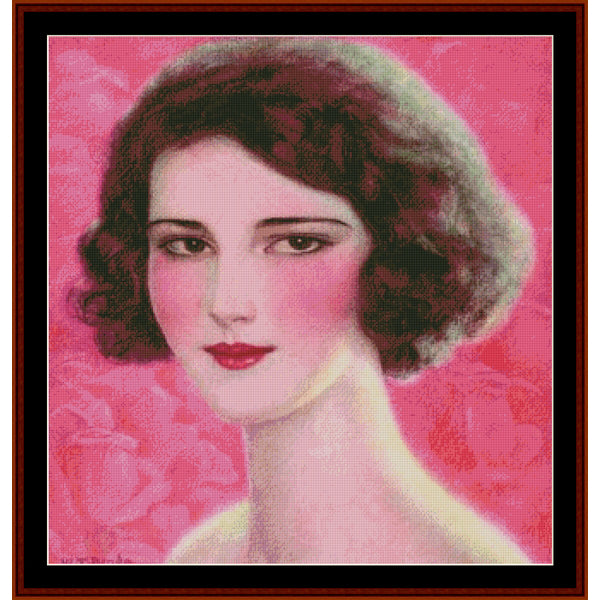 Counted Cross Stitch Pattern: McCall's Girl by Wladyslaw Theodor Benda - Cross Stitch Collectibles