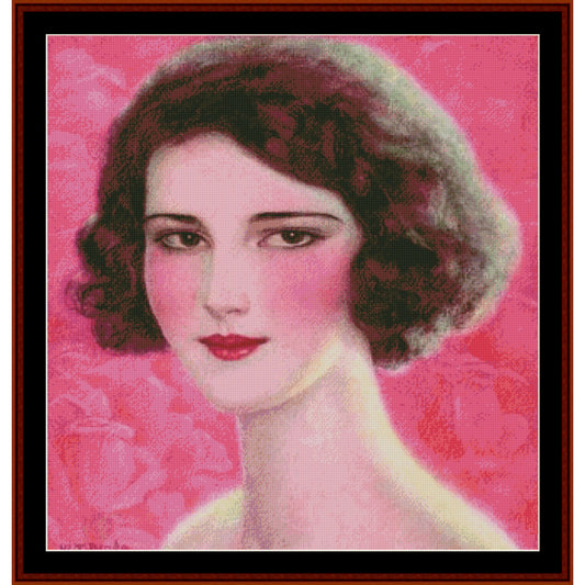 Counted Cross Stitch Pattern: McCall's Girl by Wladyslaw Theodor Benda - Cross Stitch Collectibles
