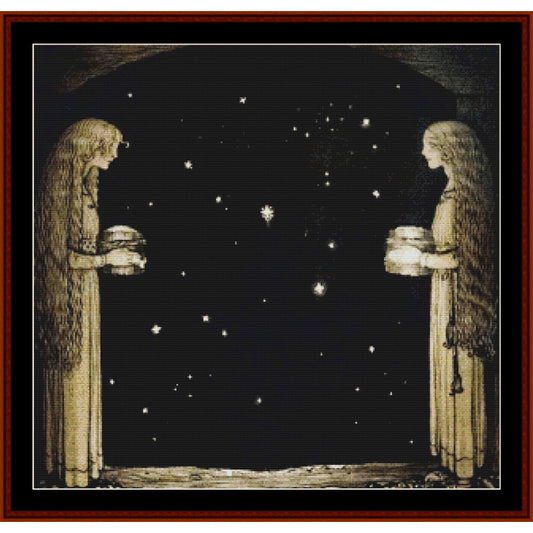 Counted Cross Stitch Pattern: Merry Christmas III by Jon Bauer - Cross Stitch Collectibles