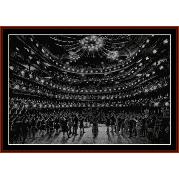 Counted Cross Stitch Pattern: Metropolitan Opera House - Cross Stitch Collectibles