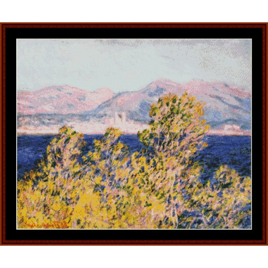 Counted Cross Stitch Pattern: Mistral Wind by Claude Monet - Cross Stitch Collectibles