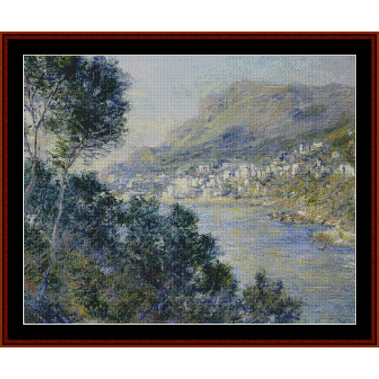Counted Cross Stitch Pattern: Monte Carlo by Claude Monet - Cross Stitch Collectibles