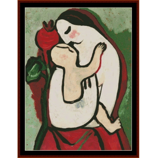 Counted Cross Stitch Pattern: Mother and Child II by Mikulas Galanda - Cross Stitch Collectibles