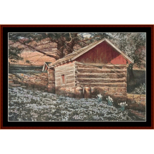 Counted Cross Stitch Pattern: Mother’s Day, Americana - Cross Stitch Collectibles