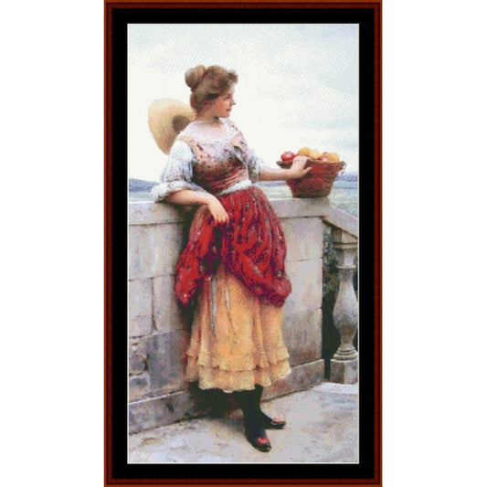 Counted Cross Stitch Pattern: Pleasure by Eugene de Blass - Cross Stitch Collectibles
