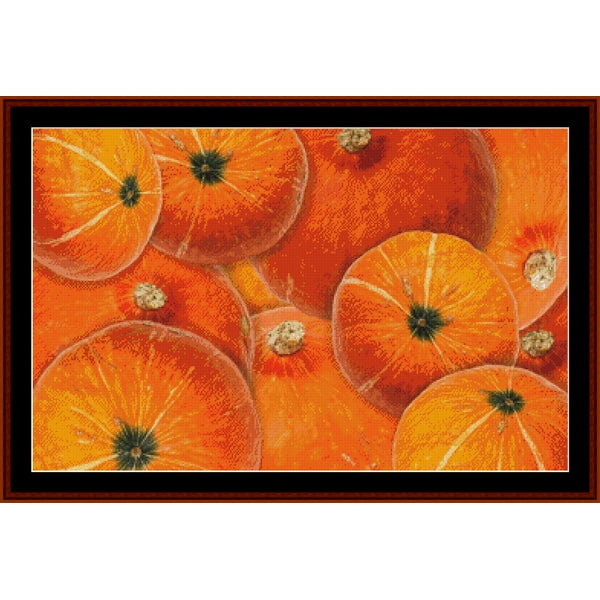 Counted Cross Stitch Pattern – Pumpkin Patch - Cross Stitch Collectibles