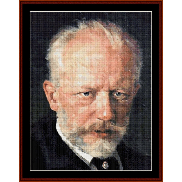 Counted Cross Stitch Pattern – Pyotor Tchaikovsky - Cross Stitch Collectibles