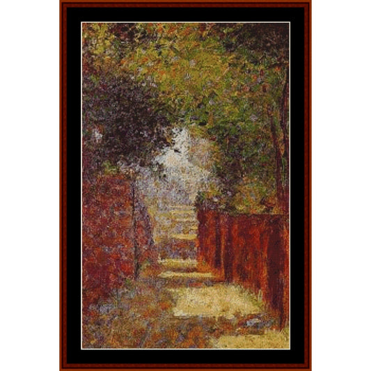 Counted Cross Stitch Pattern – Rue St. Vincent by Georges Seurat - Cross Stitch Collectibles