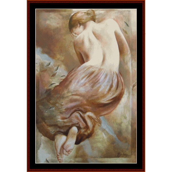 Counted Cross Stitch Pattern – Skylark Primavera, Fantasy- Cross Stitch Collectibles