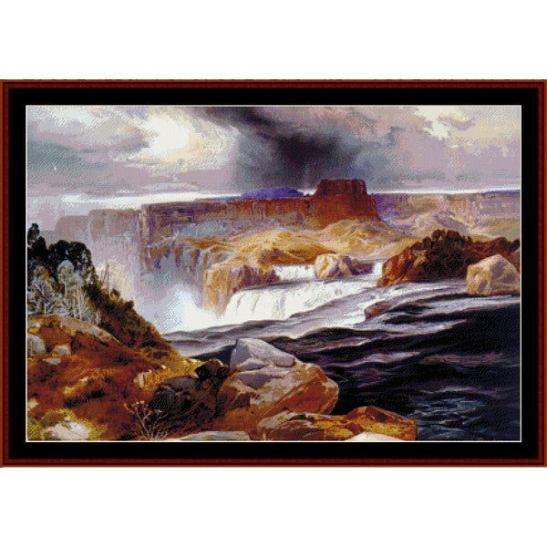 Counted Cross Stitch Pattern – Snake River Falls - Cross Stitch Collectibles