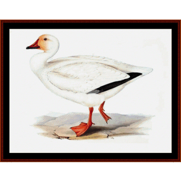Counted Cross Stitch Pattern – Snow Goose 