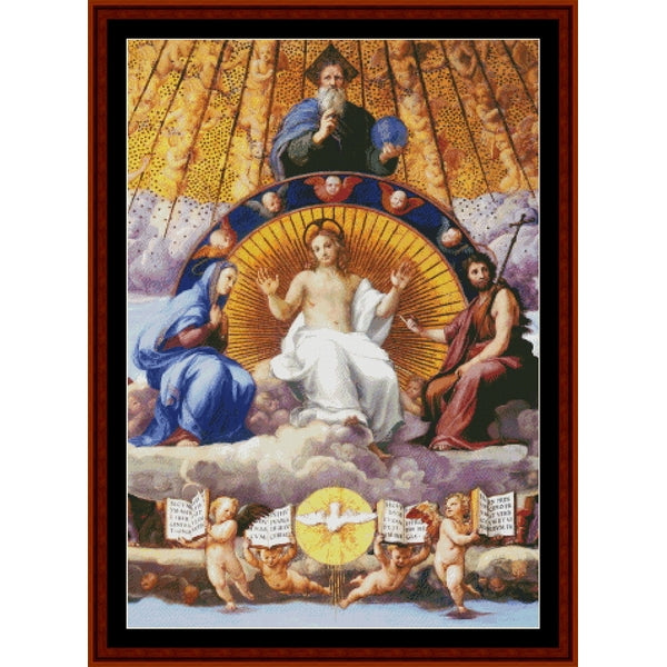Counted Cross Stitch Pattern – Stanza Della Segnatura by Raphael - Cross Stitch Collectibles