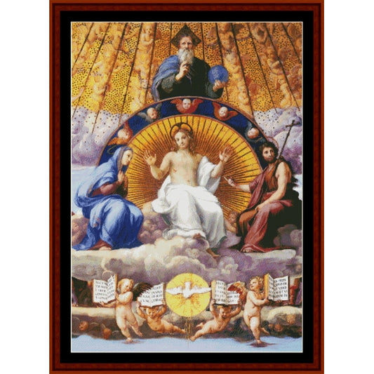 Counted Cross Stitch Pattern – Stanza Della Segnatura by Raphael - Cross Stitch Collectibles