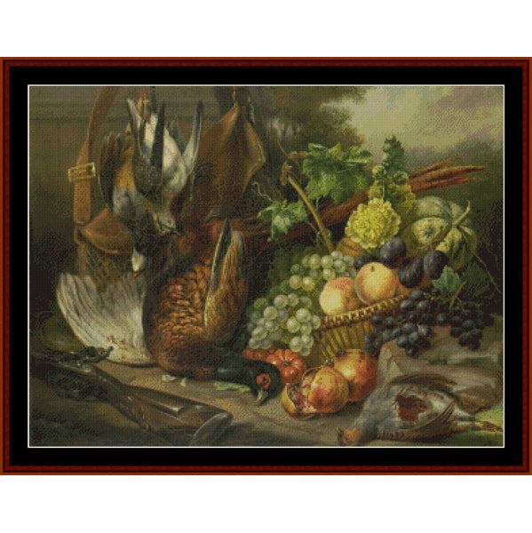 Counted Cross Stitch Pattern – Stilleven by E.I. Hoopstad - Cross Stitch Collectibles
