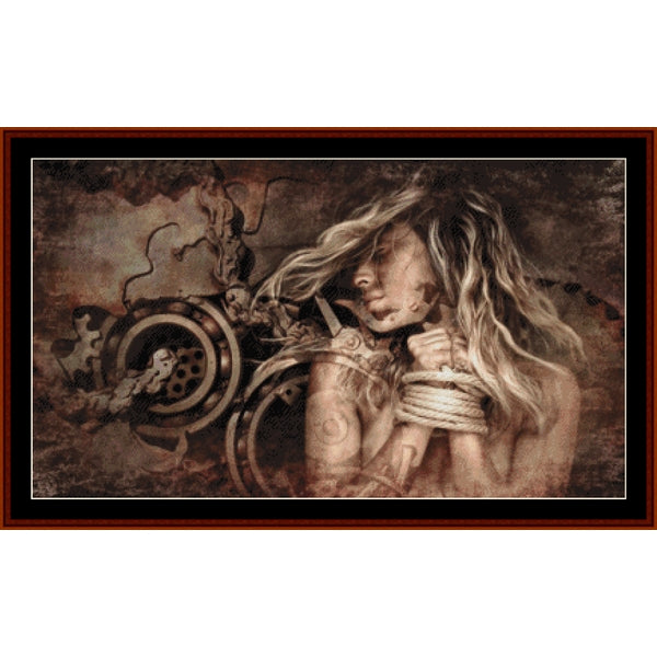 Counted Cross Stitch Pattern – Surreal Manipulation - Cross Stitch Collectibles