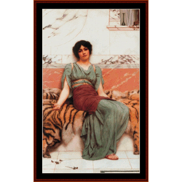 Counted Cross Stitch Pattern – Sweet Dreams by J.W. Godward - Cross Stitch Collectibles