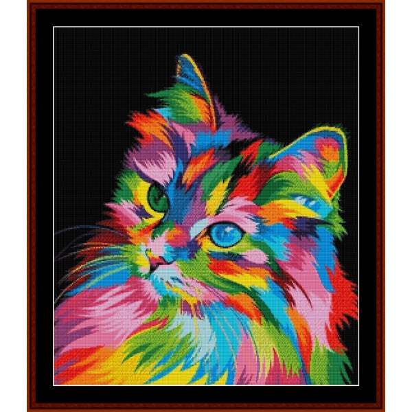 Counted Cross Stitch Pattern – That Darn Cat, Fantasy - Cross Stitch Collectibles