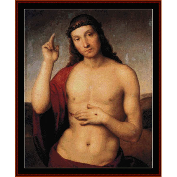 Counted Cross Stitch Pattern – The Blessing Christ by Raphael - Cross Stitch Collectibles