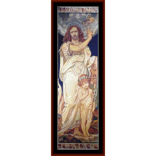 Isaiah by Frederick J. Shields pdf counted cross stitch pattern