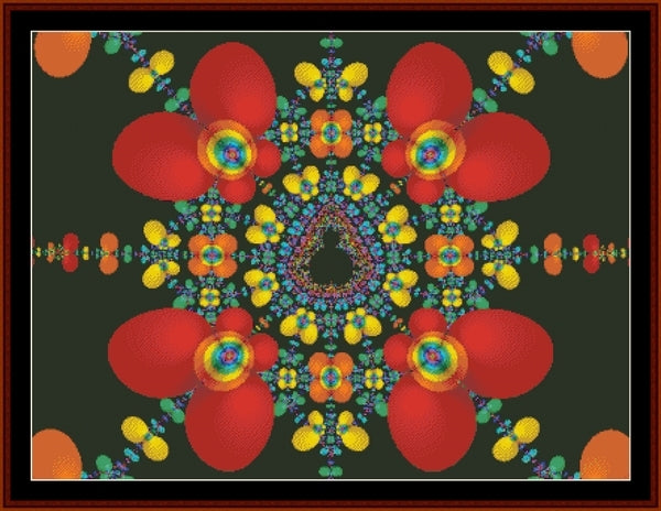 Fractal 168 pdf counted cross stitch pattern
