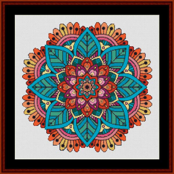 Mandala 101 - Small pdf cross stitch pattern