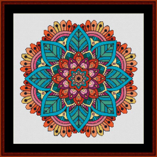 Mandala 101 - Small pdf cross stitch pattern