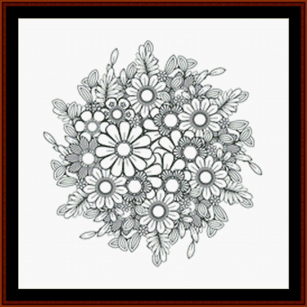 Mandala 130 - Large - cross stitch pattern