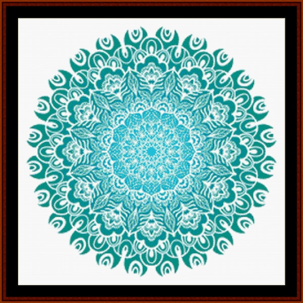 Mandala 137 - Large pdf cross stitch pattern