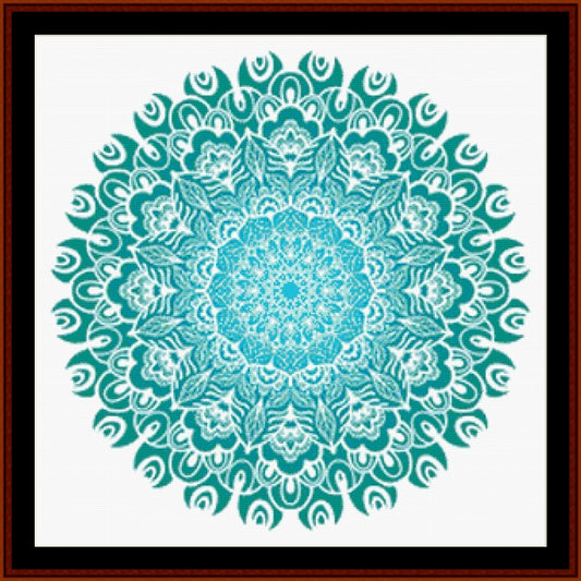 Mandala 137 - Large pdf cross stitch pattern