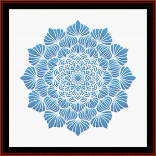 Mandala 138 - Large pdf cross stitch pattern