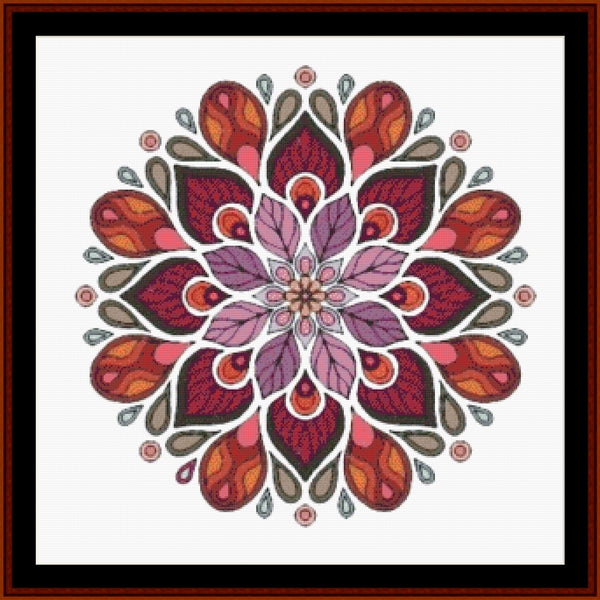 Mandala 139 - Large pdf cross stitch pattern
