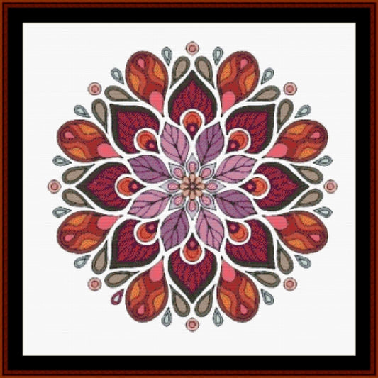 Mandala 139 - Large pdf cross stitch pattern